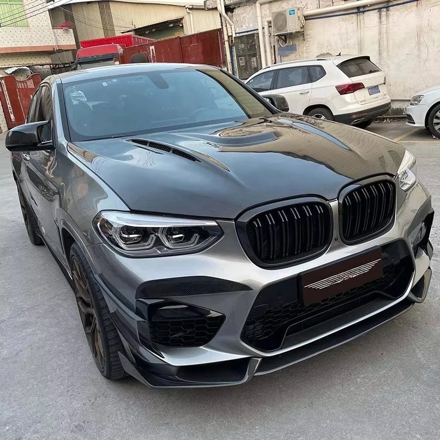 HM Style Dry Carbon Fiber Hood for  F97 X3M G01 F98 X4M G02 High Quality Bonnet Body Kits